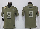 Women Nike New Orleans Saints 9 Brees Nike Camo 2019 Salute to Service Limited Jersey,baseball caps,new era cap wholesale,wholesale hats